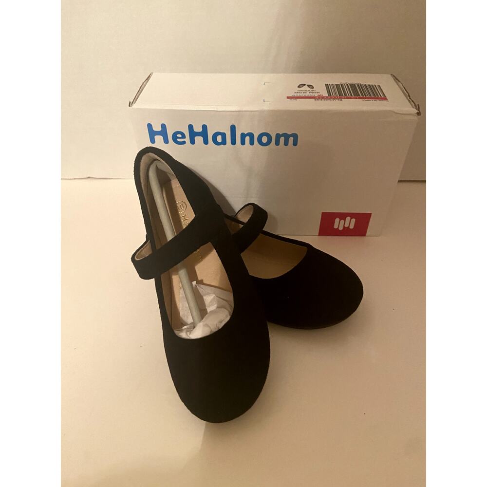 NEW IN BOX HEHALNOM CHILDS BLACK SHOES